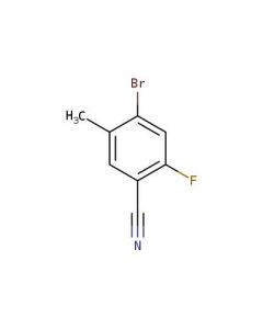 Astatech 4-BROMO-2-FLUORO-5-METHYLBENZONITRILE; 25G; Purity 95%; MDL-MFCD07782073